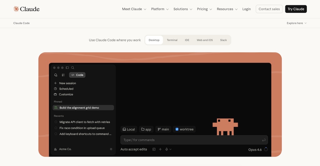 Screenshot of Claude Code