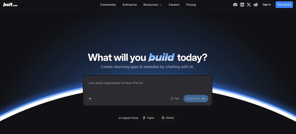 Screenshot of Bolt