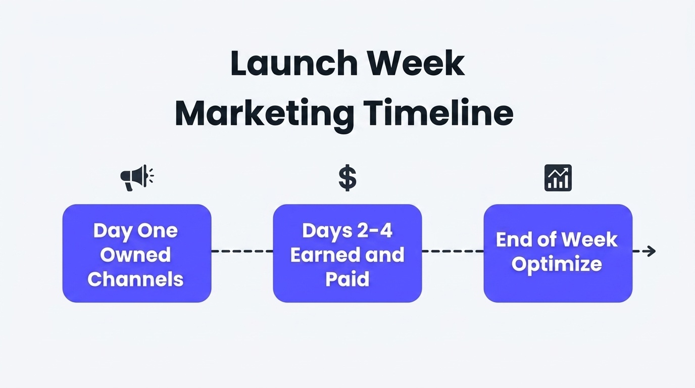 illustration of Launch Week Marketing Strategy