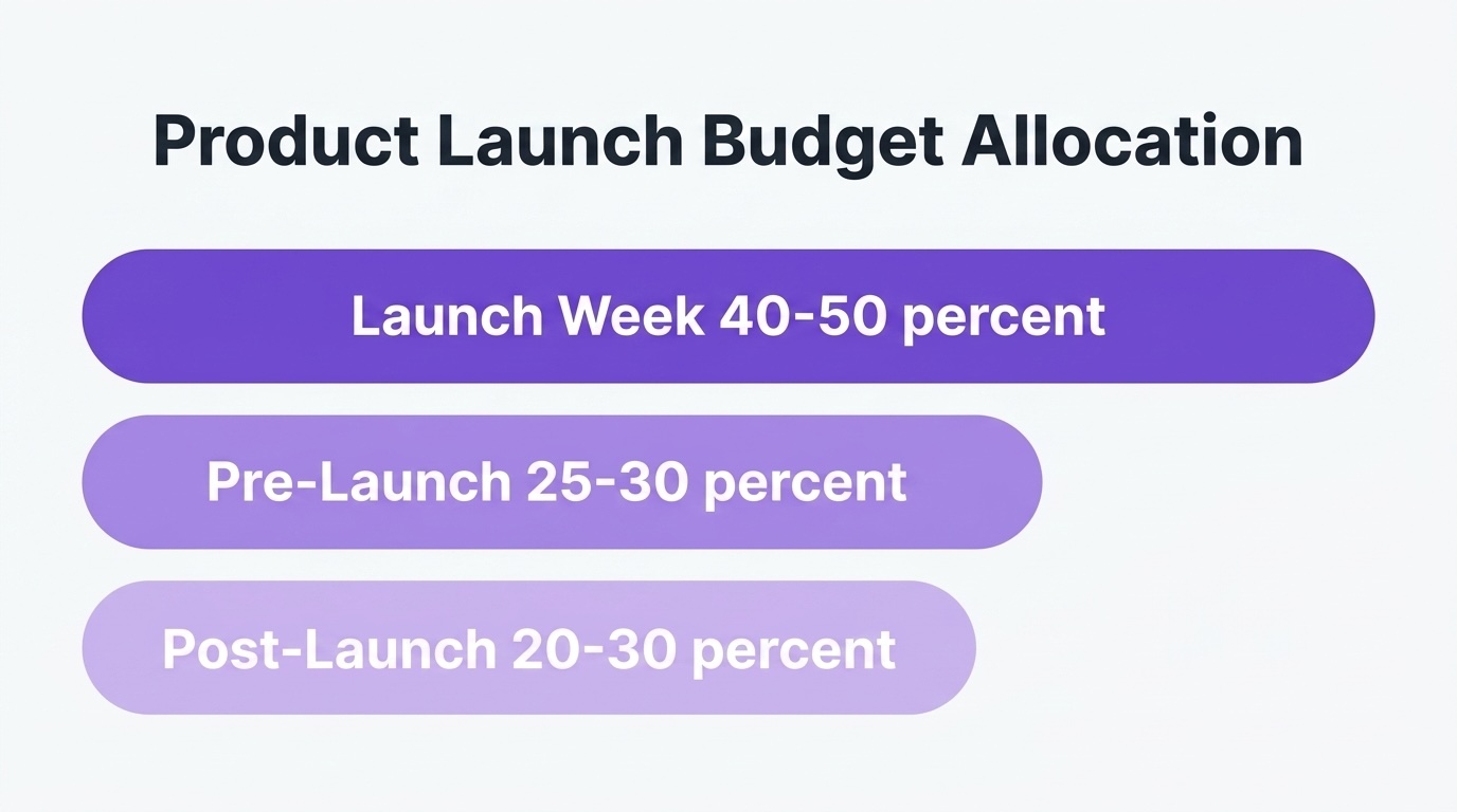 illustration of Product Launch Marketing Budget Allocation