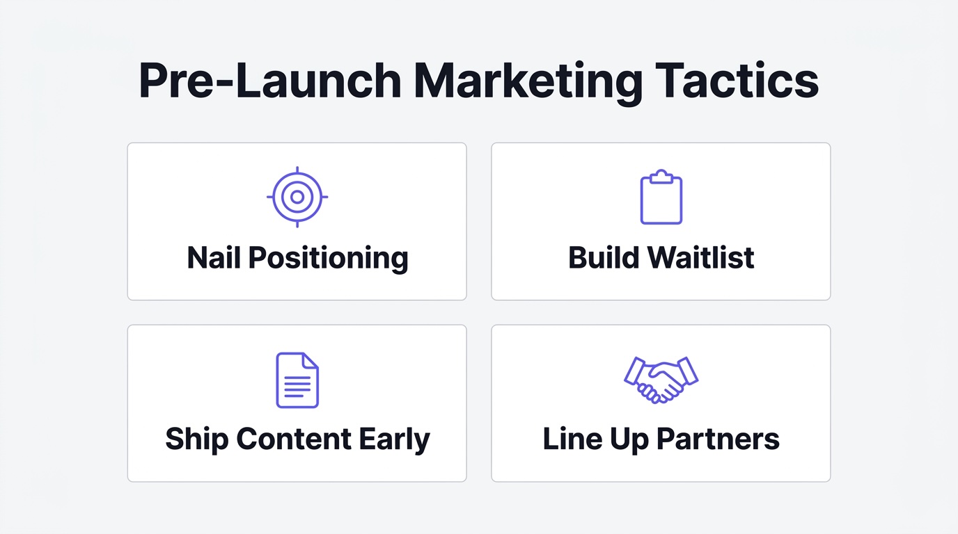 illustration of Pre-Launch Marketing Strategy