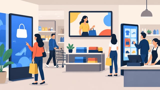 How Digital Signage Increases Customer Engagement in Stores